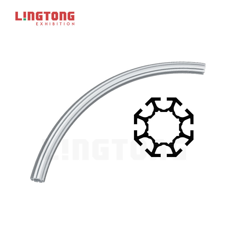 LT-S108-4Y1400 Aluminum Extrusion Curved Quarter Circle