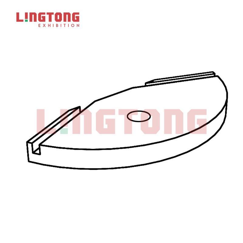 LT-M1345 Bottom Cor ner for Showcase/135°