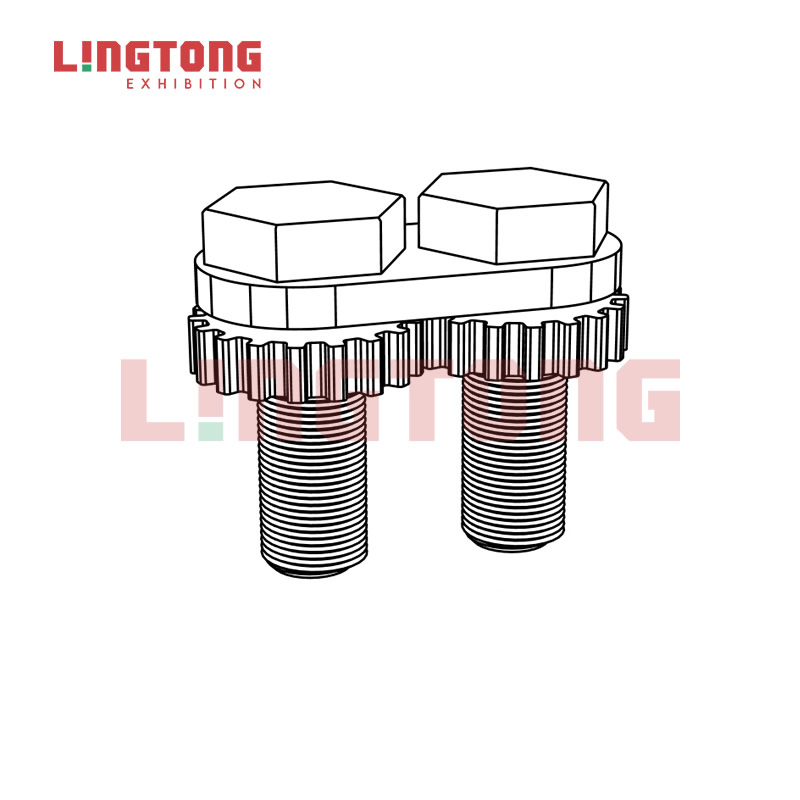 LT-WB103-01 Top Connector for foldable wall folding partition wall foldable exhibition wall