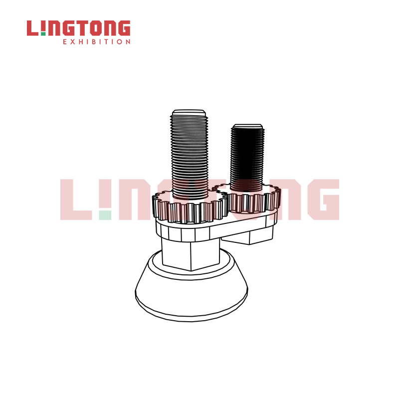 LT-WB103-02 Foot Connector for foldable wall folding partition wall foldable exhibition wall