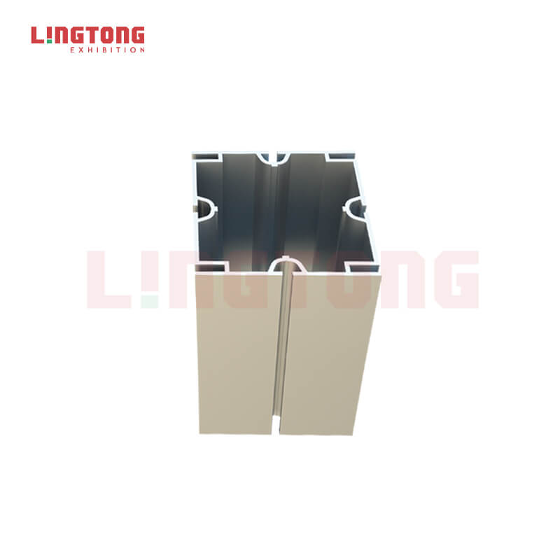 LT-M632 80X80mm Square Extrusion with 4 gasket grooves for SEG fabric